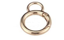 Load image into Gallery viewer, 16.5Mm/19Mm/24.5Mm( 8 Shape) Spring Gate Ring $6.00 - $8.00/ 10 Pieces 16.5 Mm Light Gold