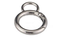 Load image into Gallery viewer, 16.5Mm/19Mm/24.5Mm( 8 Shape) Spring Gate Ring $6.00 - $8.00/ 10 Pieces 16.5 Mm Silver