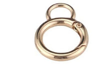 Load image into Gallery viewer, 16.5Mm/19Mm/24.5Mm( 8 Shape) Spring Gate Ring $6.00 - $8.00/ 10 Pieces 16.5 Mm Light Gold