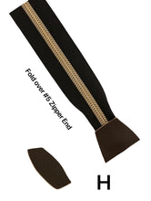 Load image into Gallery viewer, Fold Over Zipper End For #5 Tape Cutting Die $23.00 - $28.00/Each Wood Base H
