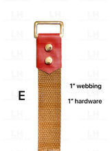 Load image into Gallery viewer, MAY PREORDER - CUTTING DIE FOR 1’’ WEBBING & 1’’ HARDWARE $28.00 - 35.00/EACH WOOD BASE/E - FOR 1’’ HARDWARE