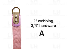 Load image into Gallery viewer, MAY PREORDER - CUTTING DIE FOR 1’’ WEBBING & 3/4’’ HARDWARE $28.00 - 35.00/EACH WOOD BASE/A - FOR 1’’ HARDWARE