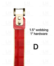 Load image into Gallery viewer, MAY PREORDER - CUTTING DIE FOR 1.5’’ WEBBING & 1’’ HARDWARE $28.00 - 35.00/EACH WOOD BASE/D - FOR 1’’ HARDWARE