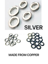 Load image into Gallery viewer, Flat Cap 10Mm Grommet Made From Brass $15/50 Pieces