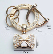 Load image into Gallery viewer, Key Fob With Sparkly Rhinestones $8.00/2 Pieces