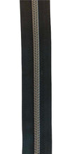 Load image into Gallery viewer, #5 Black Tape With Variety Teeth Colors $1.50-$1.90/yard
