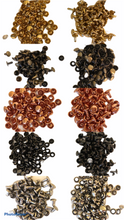 Load image into Gallery viewer, 6Mm Rivets In Variety Of Colors $3.99/bag 0.85-0.90 Oz (About 90-100 Sets )
