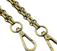 Load image into Gallery viewer, 120 Cm Long Metal Chain $15.00/ Piece Brush Antique Brass
