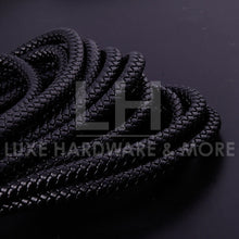 Load image into Gallery viewer, 12Mm Braided Pu Rope $4.00/Yard Black
