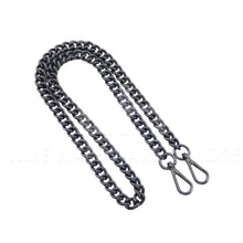 Load image into Gallery viewer, 13 MM WIDE HIGH END METAL CHAIN $20.00 - $22.00/ 1 CHAIN GUNMETAL - 120CM LONG
