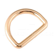 Load image into Gallery viewer, 14.8 Mm/19 Mm Seamless D Ring $6.50 - $8.00/ 10 Pieces 19 Light Gold
