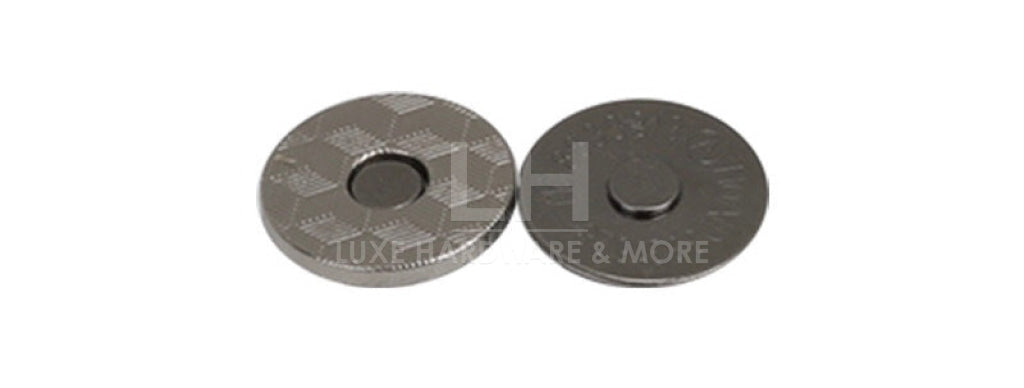 14Mm Ultra Thin Magnetic Snap $8.00/20 Sets Gunmetal