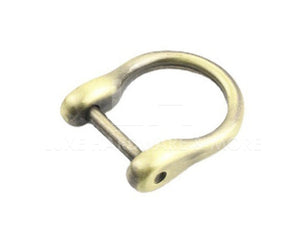 15Mm Inner Measurement Horse D Ring $1.20/1 Piece Antique Brass