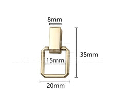Load image into Gallery viewer, 15Mm Strap Connector $8.60/ 4 Pieces Light Gold

