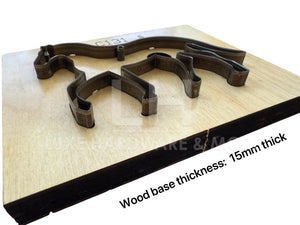 15Mm Thick Wood Base Horse Cutting Die $35.00/Each