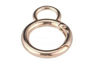 16.5Mm/19Mm/24.5Mm( 8 Shape) Spring Gate Ring $6.00 - $8.00/ 10 Pieces 19 Mm Light Gold