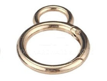 Load image into Gallery viewer, 16.5Mm/19Mm/24.5Mm( 8 Shape) Spring Gate Ring $6.00 - $8.00/ 10 Pieces 24.5 Mm Light Gold
