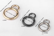 Load image into Gallery viewer, 16.5Mm/19Mm/24.5Mm( 8 Shape) Spring Gate Ring $6.00 - $8.00/ 10 Pieces
