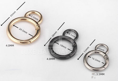 16.5Mm/19Mm/24.5Mm( 8 Shape) Spring Gate Ring $6.00 - $8.00/ 10 Pieces