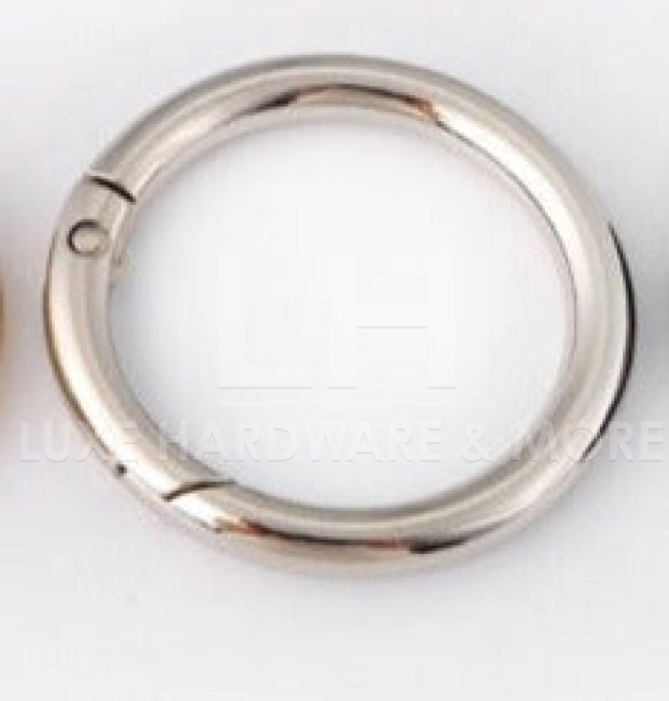 16.6Mm/19.2Mm/25Mm Spring Gate Ring $5.00 - $7.00/ 10 Pieces 16.6 Mm Silver