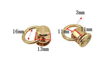 Load image into Gallery viewer, 16Mm Inner Measurement Chain Screw Connector $18.50/10 Pieces Light Gold
