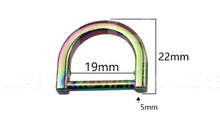 Load image into Gallery viewer, 19Mm Flat Finish Rainbow Lobster $1.20/Each (Made From Zinc Alloy)
