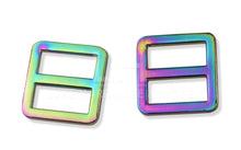 Load image into Gallery viewer, 19Mm Flat Finish Rainbow Slider $1.20/Each (Made From Zinc Alloy)
