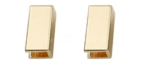 Load image into Gallery viewer, 19Mm Strap End $8.00/10 Pieces Light Gold
