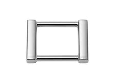 Load image into Gallery viewer, 15.5 Mm Rectangle Ring In Variety Colors $5.00/10 Pieces Silver
