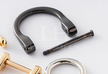 Load image into Gallery viewer, 25Mm Inner Measurement Horse Shoe D Ring $1.80/Each Gunmetal
