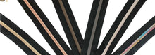 Load image into Gallery viewer, #5 Black Tape With Variety Teeth Colors $1.50-$1.90/yard
