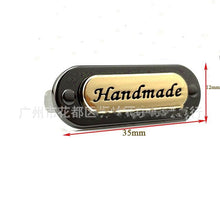 Load image into Gallery viewer, Two Tone Handmade Logo $12.00/pack Of 10
