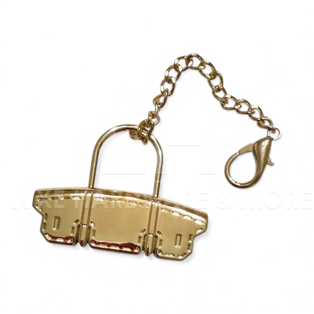 5 PIECE - TOTE CHARM $14.00 / 5 PIECES 5 CHARMS - LIGHT GOLD