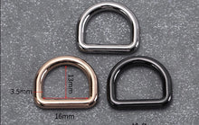 Load image into Gallery viewer, 16 Mm Seamless D Ring $5.00/10 Pieces

