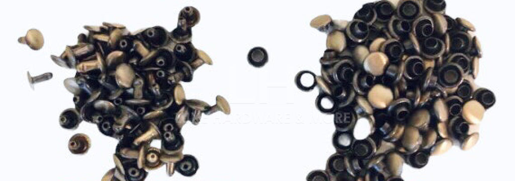6Mm Rivets With 6 Mm Long Post $19. 99/Bag Of 500 Sets Brush Antique Gold $19.99/Bag