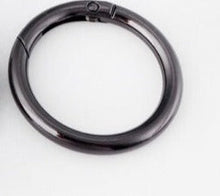 Load image into Gallery viewer, 16.6Mm/19.2Mm/25Mm Spring Gate Ring $5.00 - $7.00/ 10 Pieces 16.6 Mm Gunmetal
