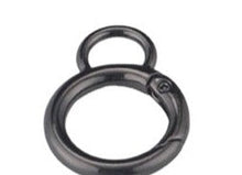 Load image into Gallery viewer, 16.5Mm/19Mm/24.5Mm( 8 Shape) Spring Gate Ring $6.00 - $8.00/ 10 Pieces 16.5 Mm Gunmetal
