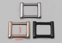 Load image into Gallery viewer, 15.5 Mm Rectangle Ring In Variety Colors $5.00/10 Pieces
