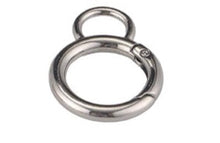 Load image into Gallery viewer, 16.5Mm/19Mm/24.5Mm( 8 Shape) Spring Gate Ring $6.00 - $8.00/ 10 Pieces 16.5 Mm Silver
