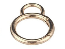 Load image into Gallery viewer, 16.5Mm/19Mm/24.5Mm( 8 Shape) Spring Gate Ring $6.00 - $8.00/ 10 Pieces 24.5 Mm Light Gold
