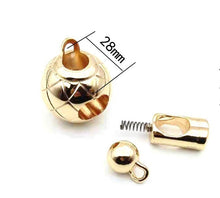 Load image into Gallery viewer, Adjustable Metal Chain Intertwined With Black Pu $15.00/Each
