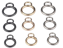 Load image into Gallery viewer, 16.5Mm/19Mm/24.5Mm( 8 Shape) Spring Gate Ring $6.00 - $8.00/ 10 Pieces
