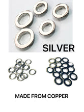 Load image into Gallery viewer, Flat Cap 10Mm Grommet Made From Brass $15/50 Pieces
