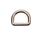 Load image into Gallery viewer, 16 Mm Seamless D Ring $5.00/10 Pieces Light Gold
