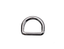 Load image into Gallery viewer, 16 Mm Seamless D Ring $5.00/10 Pieces Silver
