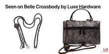 Load image into Gallery viewer, Adjustable Metal Chain Intertwined With Black Pu $15.00/Each Gunmetal

