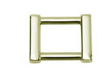 Load image into Gallery viewer, 15.5 Mm Rectangle Ring In Variety Colors $5.00/10 Pieces Light Gold
