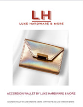 Load image into Gallery viewer, Accordion Wallet Pdf Pattern
