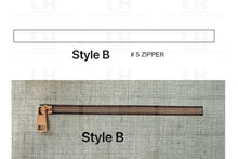 Load image into Gallery viewer, OCTOBER - 7’’ - 9’’ LONG CUTOUT DIE FOR #5 ZIPPER TAPE $30.00 - $50.00/EACH WOOD BASE B - 7’’
