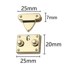 Load image into Gallery viewer, Push Lock $3.50/Each Light Gold

